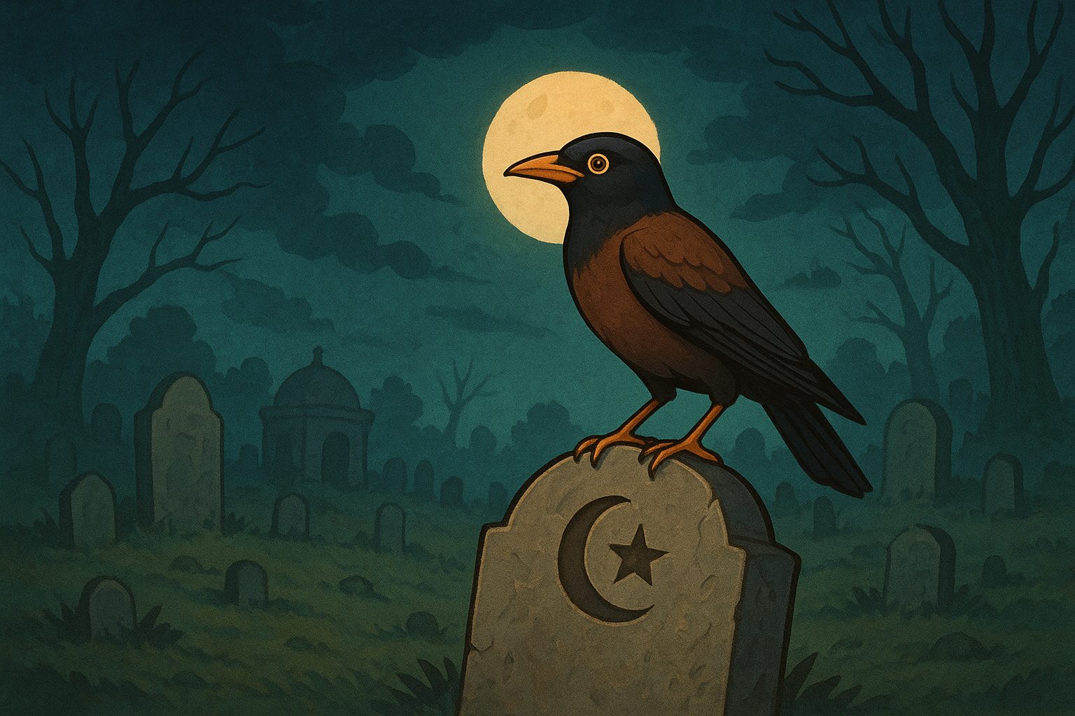 শালিক পাখি ও কবরের রহস্য